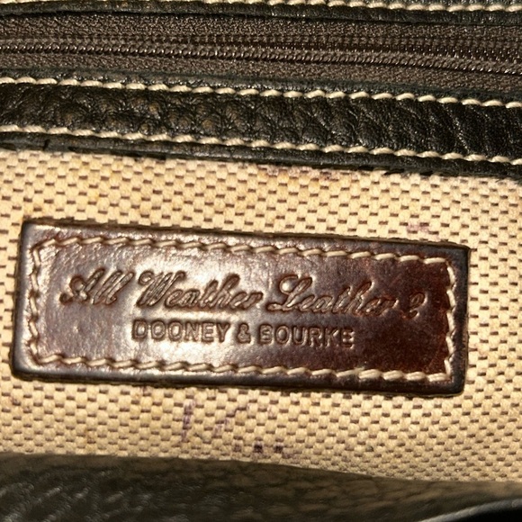 Dooney & Bourke Black and Brown Hobo shoulder bucket bag - Picture 11 of 13